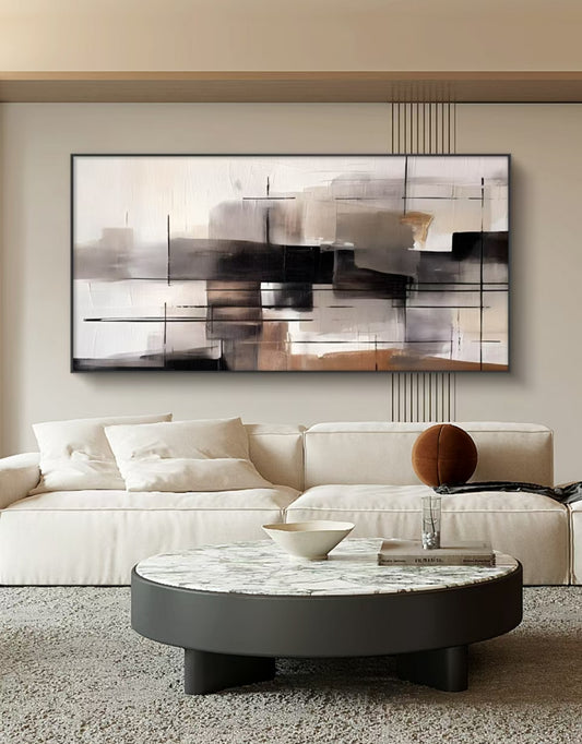 Onlookers Art | Oil Painting | AeV Abstract Oil Painting