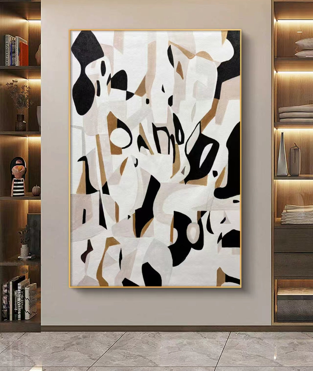 Rhythm Of Form Abstract Oil Painting