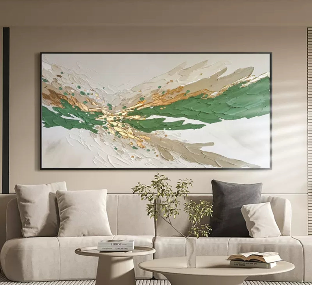 Onlookers Art | Oil Painting | AnaZa Abstract Oil Painting