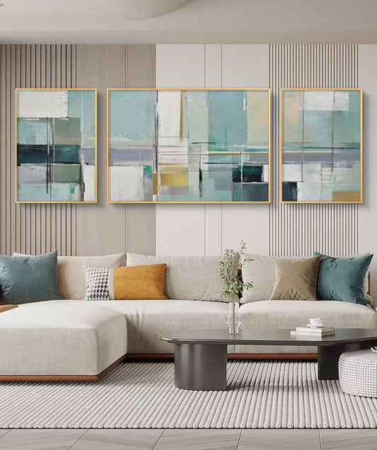 Onlookers Art | Oil Painting | BlueBerry Abstract Oil Painting