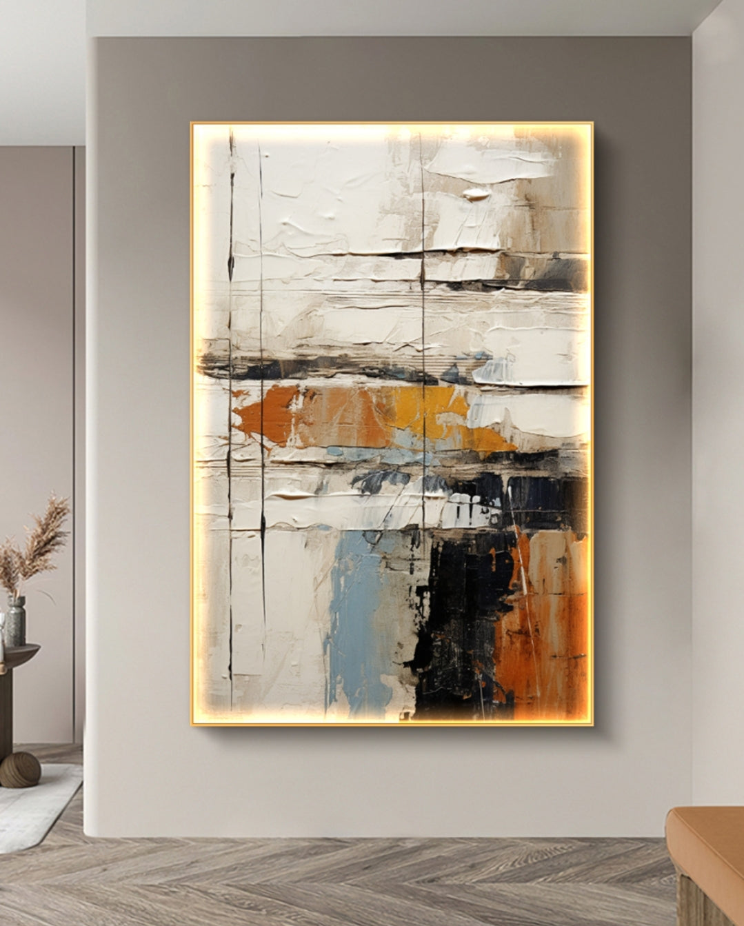 Halo Abstract Oil Painting