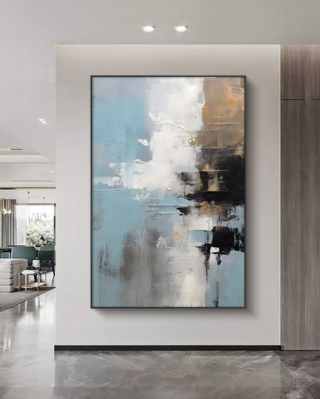 Onlookers Art | Oil Painting | Navi Abstract Oil Painting