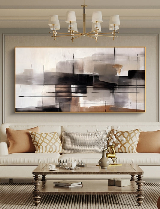 Onlookers Art | Oil Painting | AeV Abstract Oil Painting