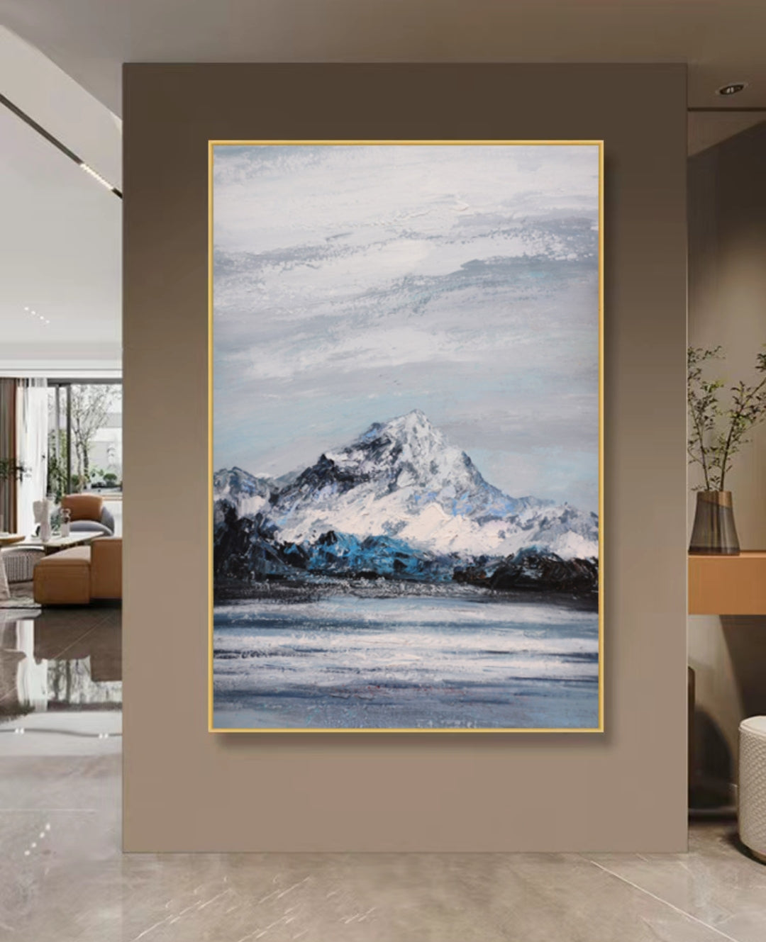 Onlookers Art | Oil Painting | Mountain Reverie Oil Painting