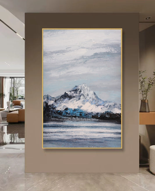 Onlookers Art | Oil Painting | Mountain Reverie Oil Painting