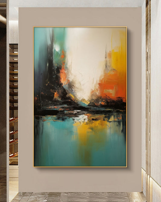 Onlookers Art | Oil Painting | Joy in Motion Abstract Oil Painting