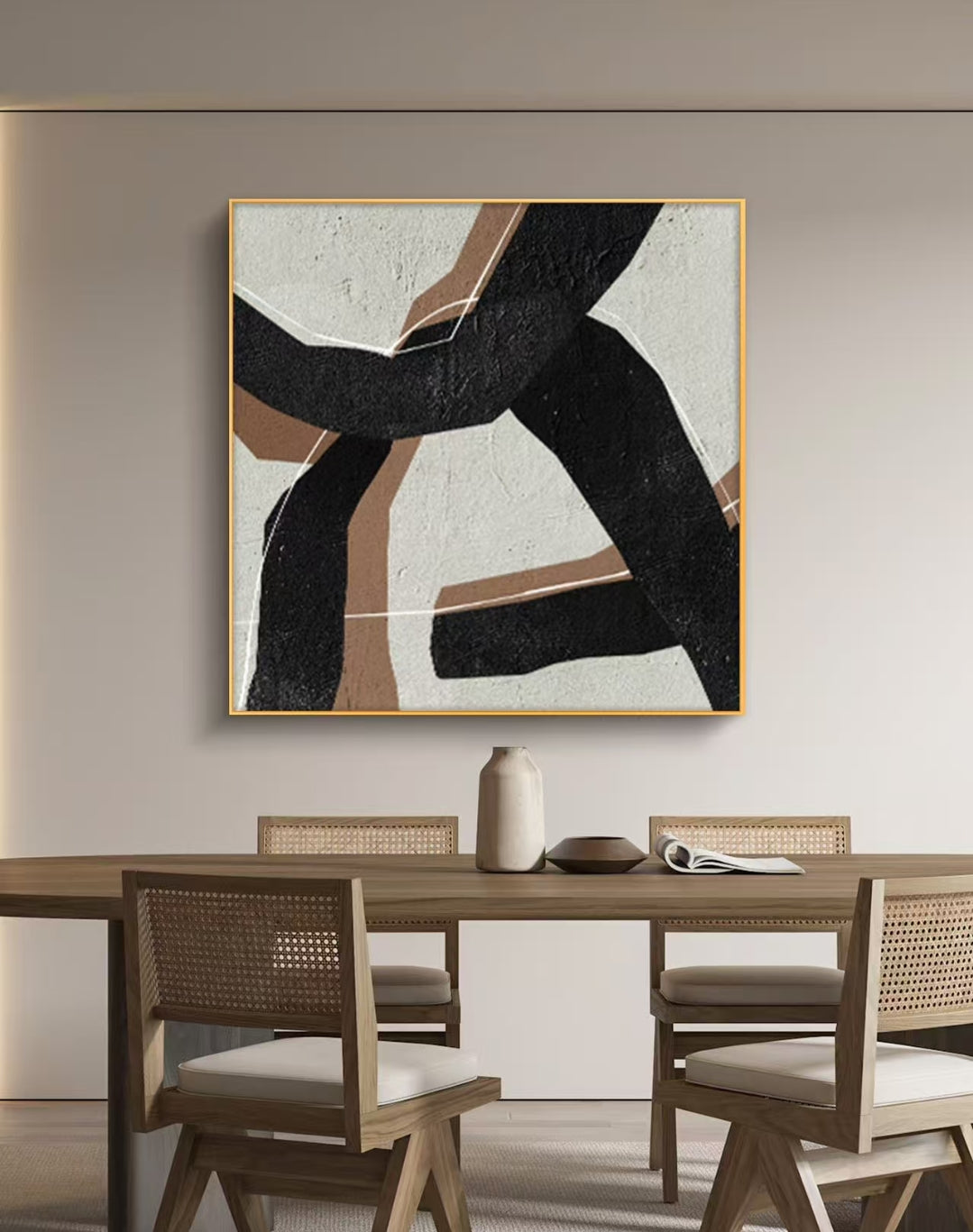 Onlookers Art | Oil Painting | Kokoro Abstract Oil Painting