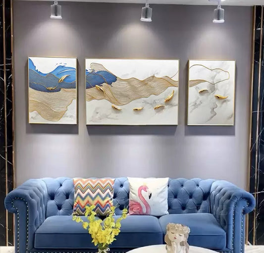 Onlookers Art | Oil Painting | BoomZ Fishes Oil Painting