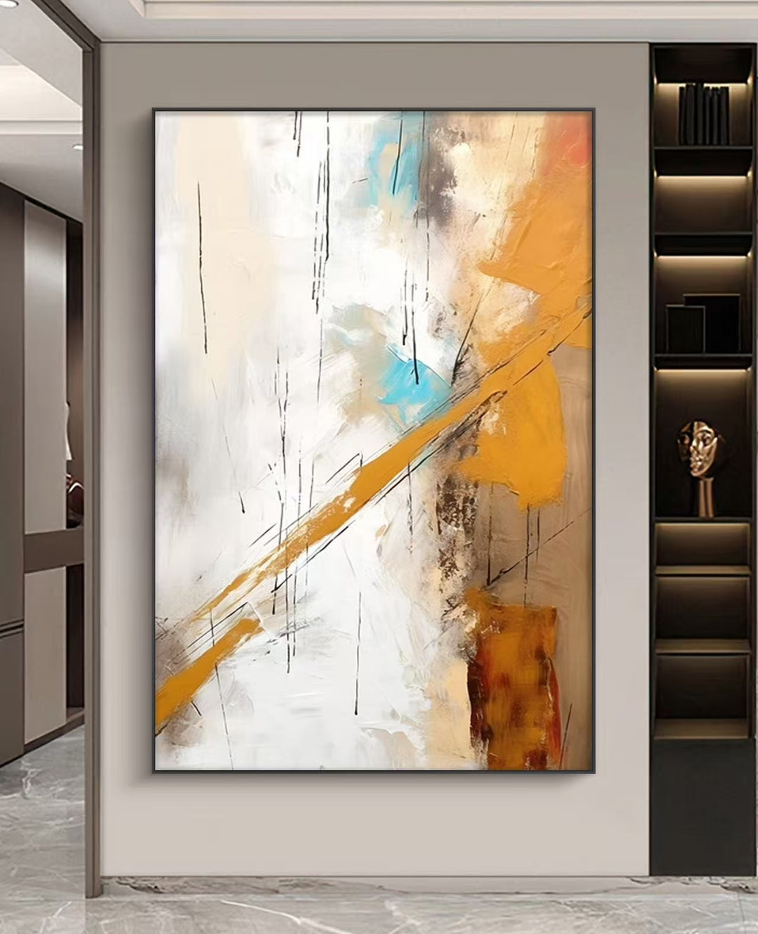 The Bright Side Abstract Oil Painting
