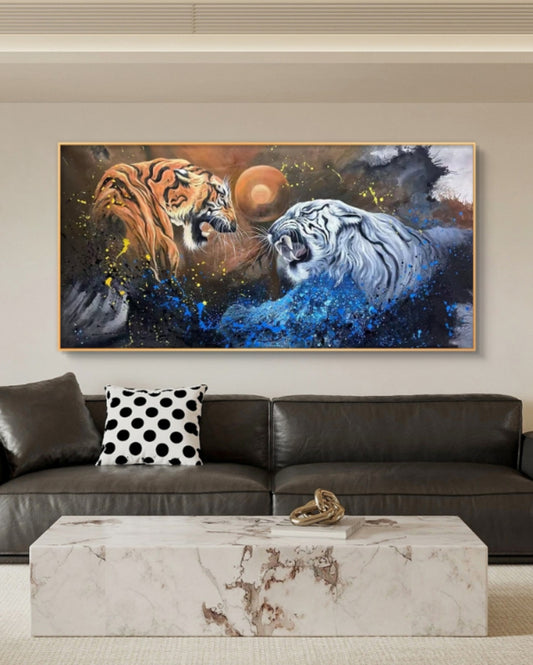 Onlookers Art | Oil Painting | Majestic Predators Oil Painting