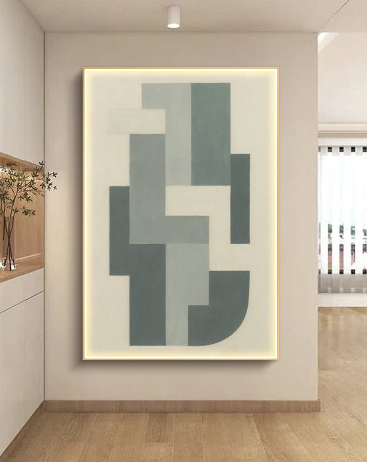 Onlookers Art | Oil Painting | Whisper of Quietude Abstract Oil Painting