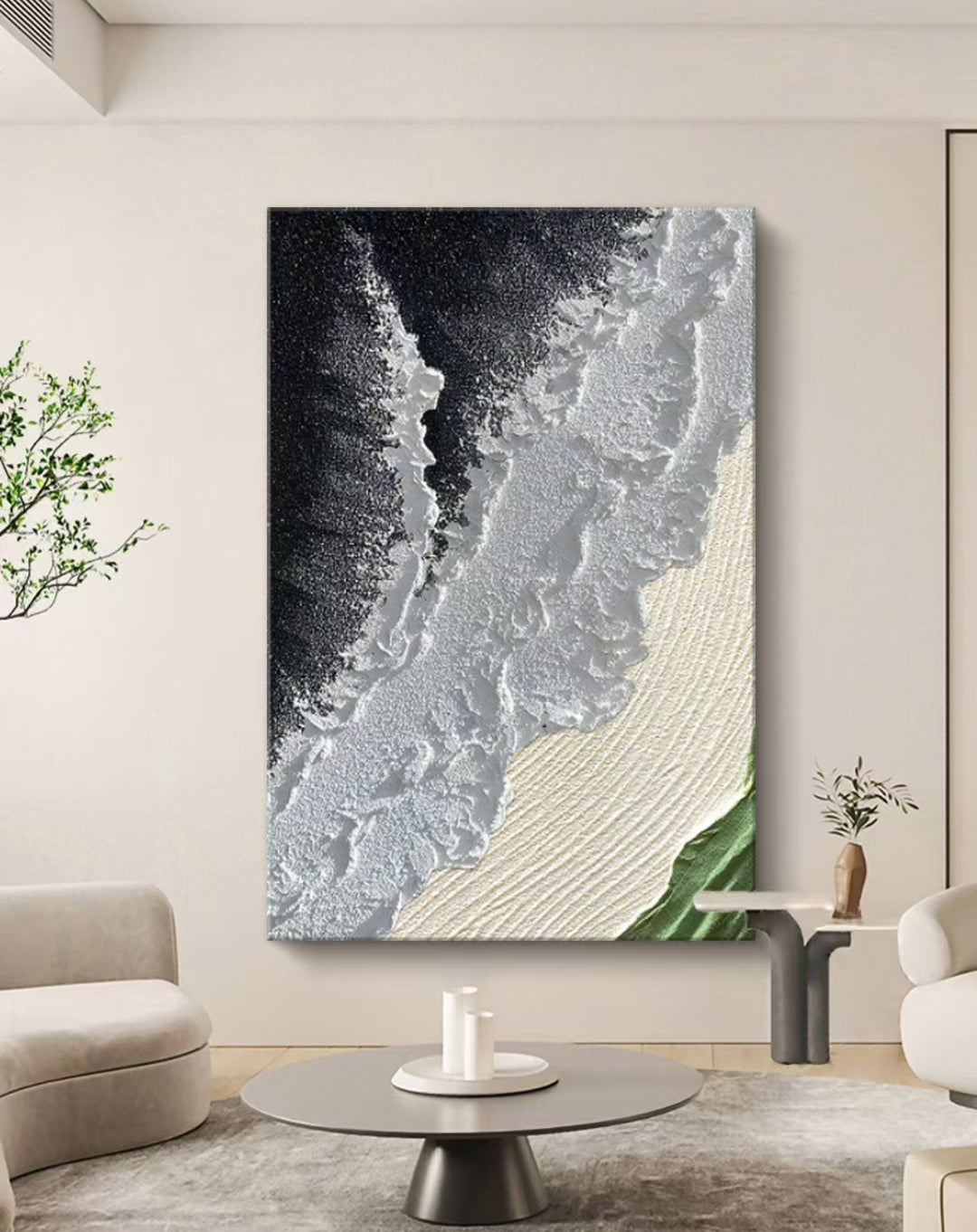 Onlookers Art | Oil Painting | Torsx Abstract Oil Painting