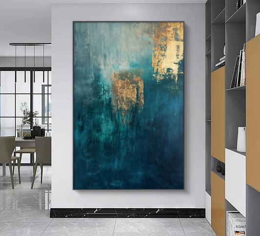 Onlookers Art | Oil Painting | Blugo Abstract Oil Painting