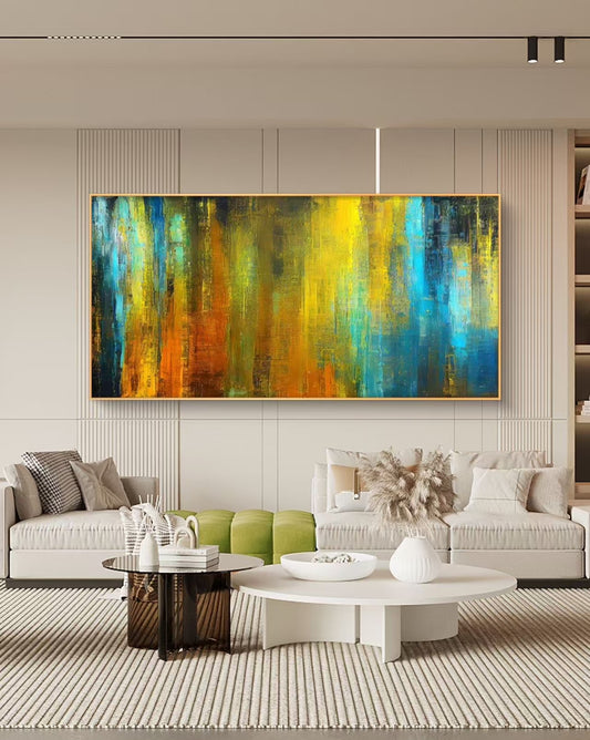 Onlookers Art | Oil Painting | ColorwaVe Abstract Oil Painting