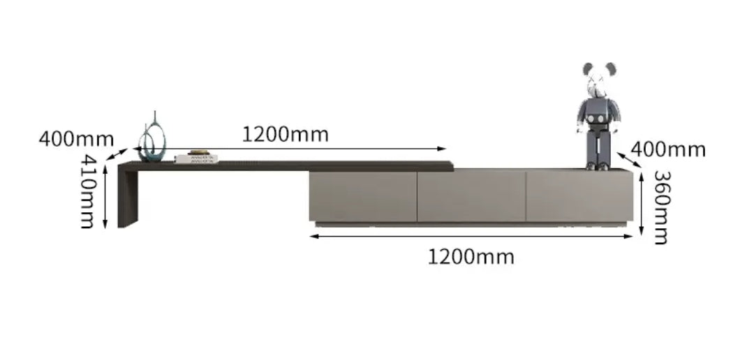 BaIvY Extendable TV Console