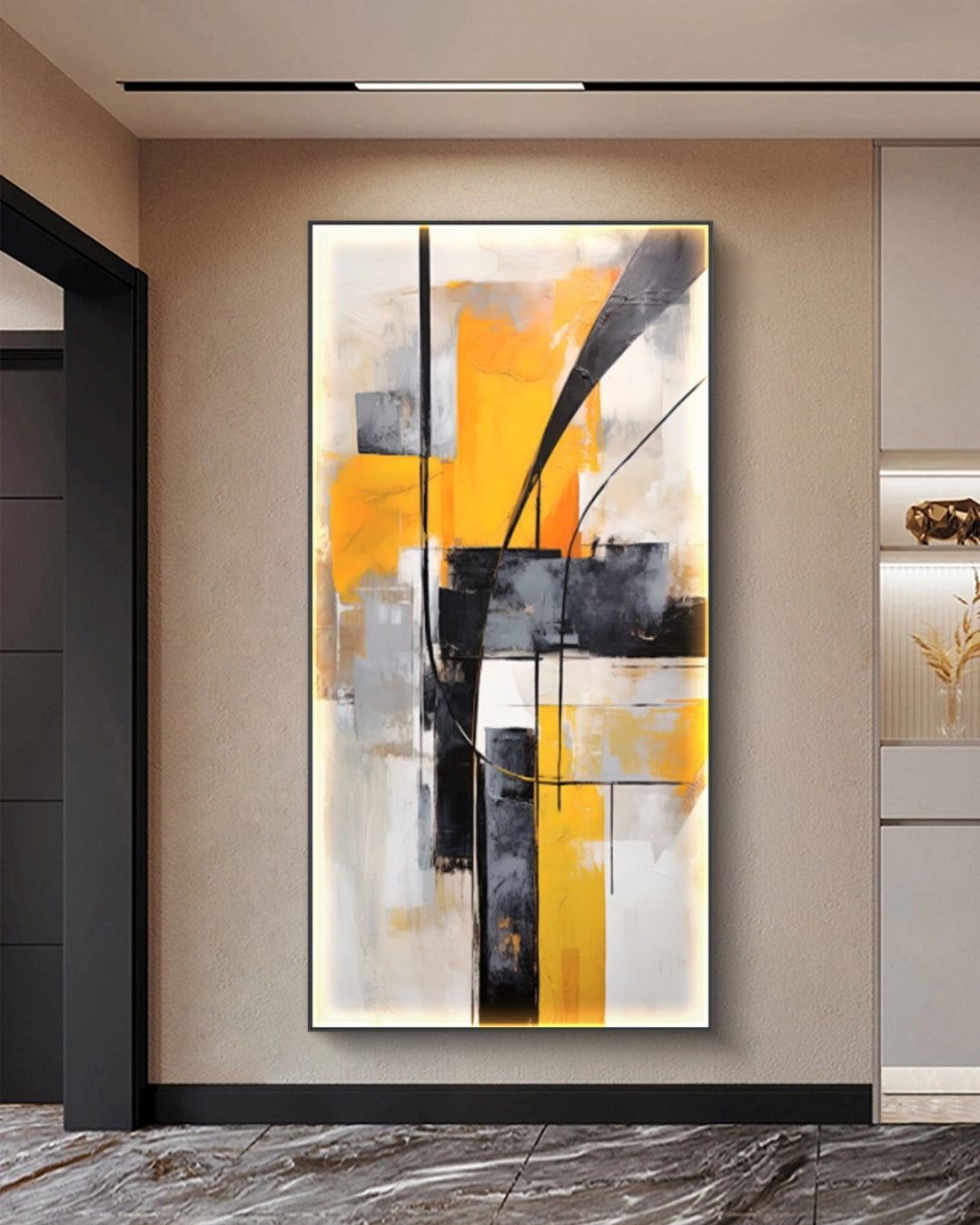 Onlookers Art | Oil Painting | Yster Abstract Oil Painting