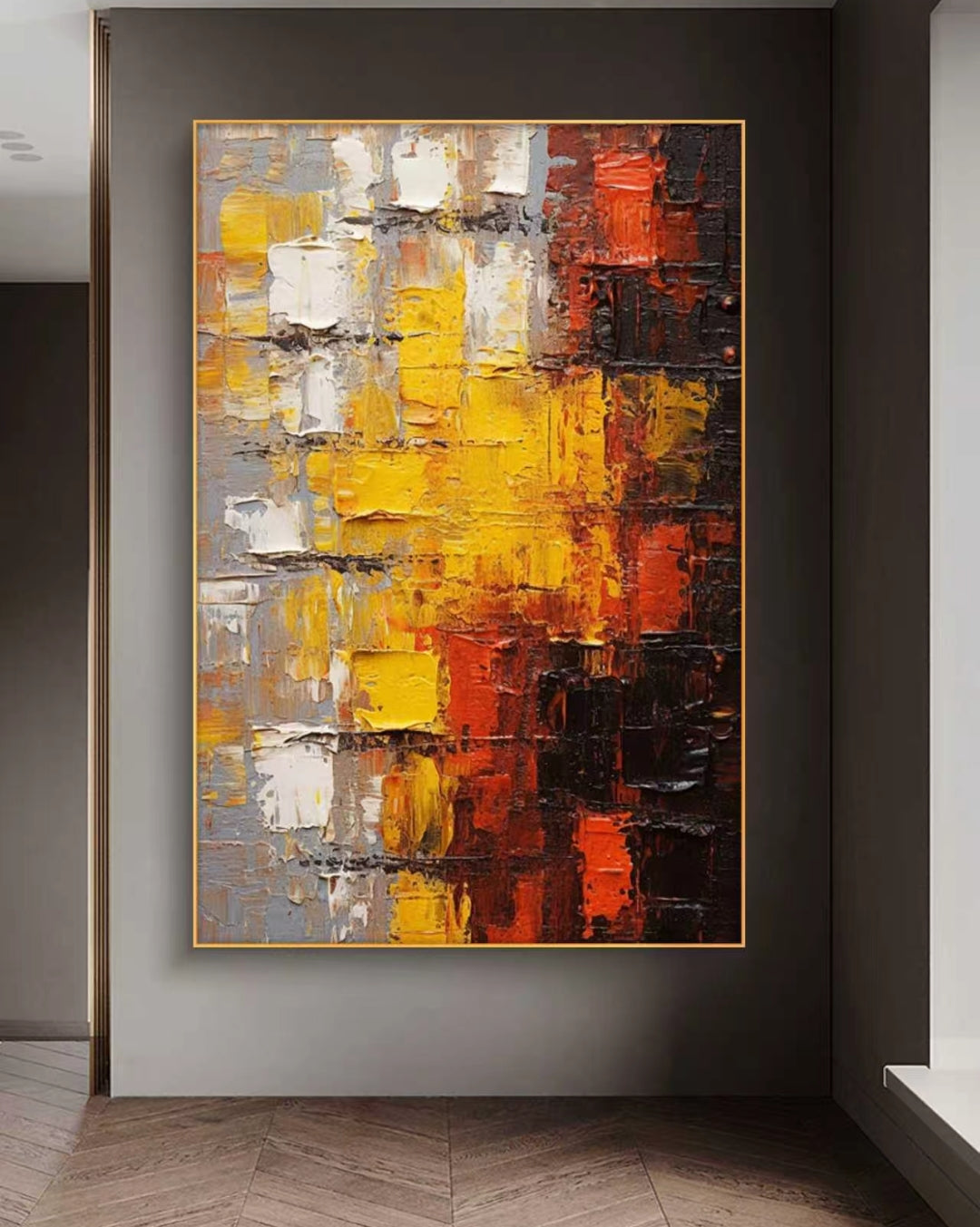 Eternal Glow Abstract Oil Painting