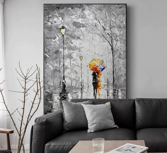 Onlookers Art | Oil Painting | Drenched in Love Oil Painting