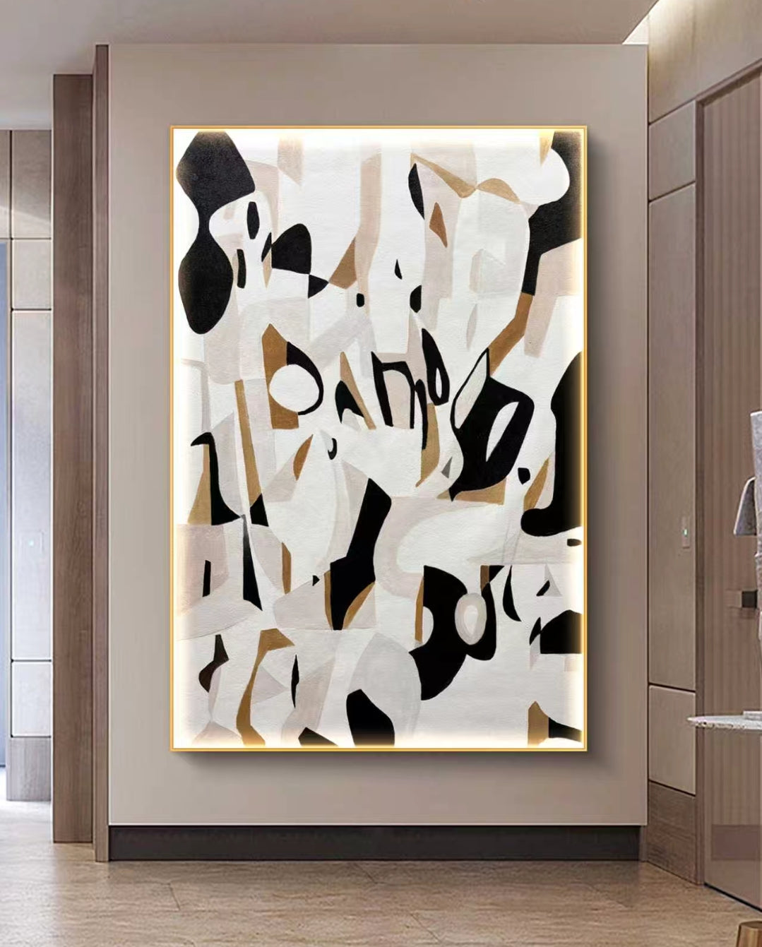 Rhythm Of Form Abstract Oil Painting