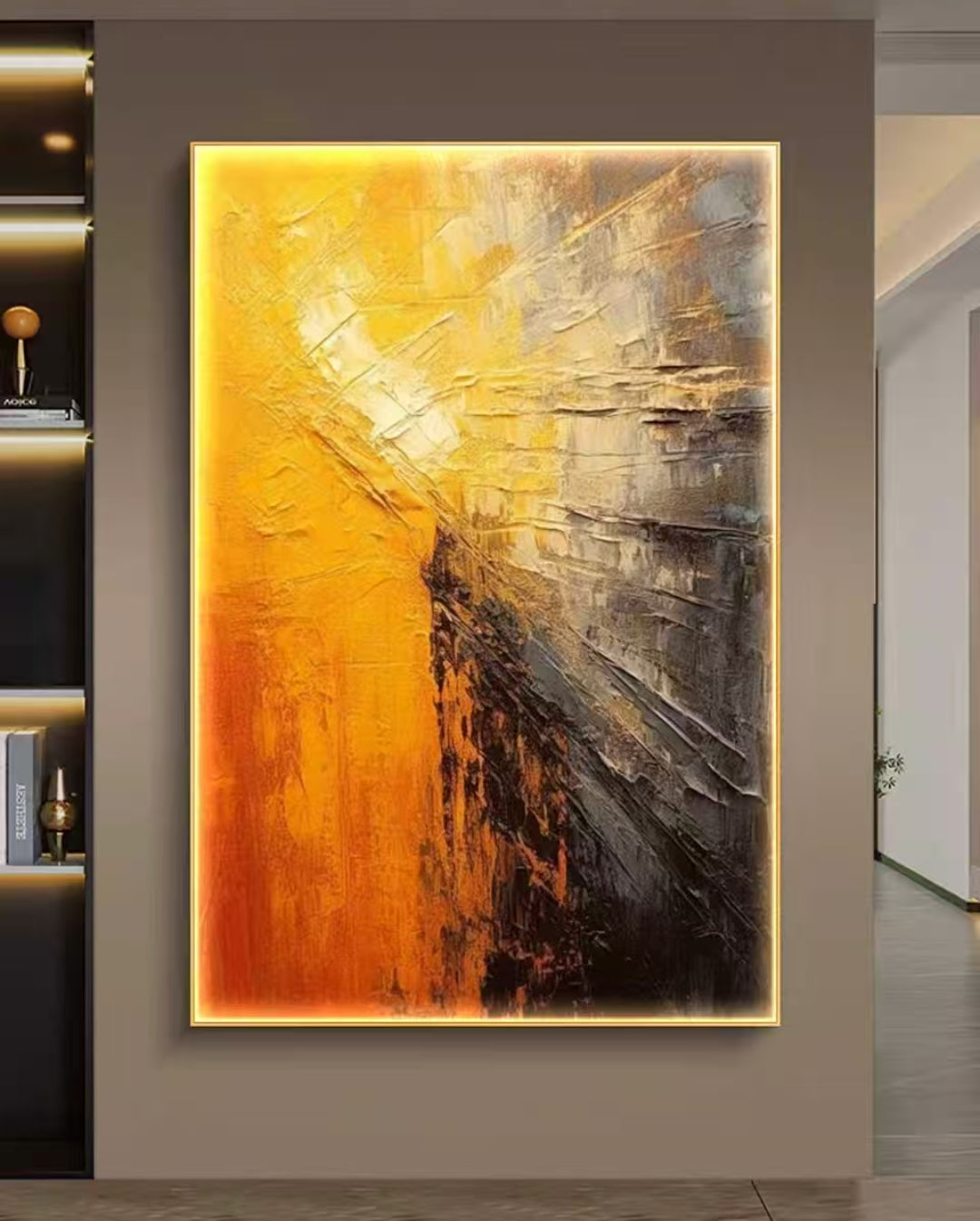 DawnBreak Abstract Oil Painting