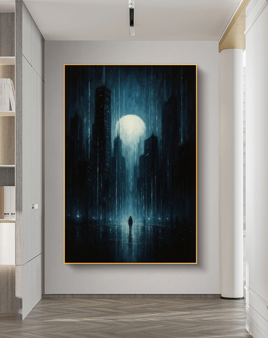 Onlookers Art | Oil Painting | MoonShine Contemporary Art Oil Painting