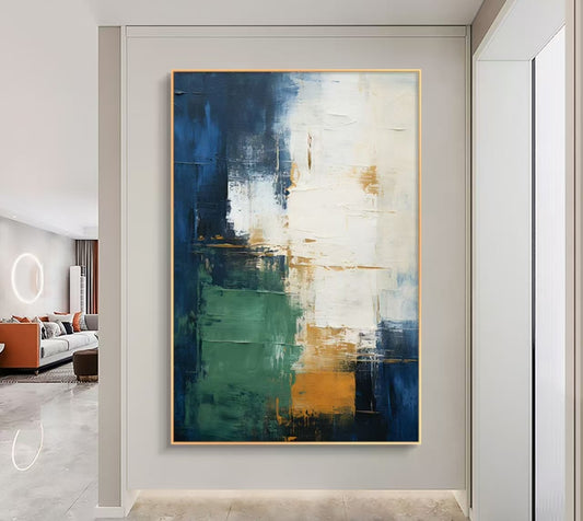 Onlookers Art | Oil Painting | CyAn Abstract Oil Painting