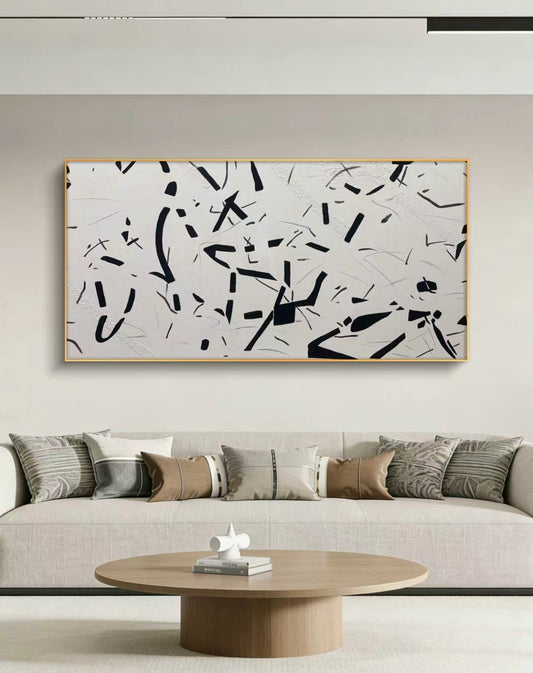 Noire Abstract Oil Painting