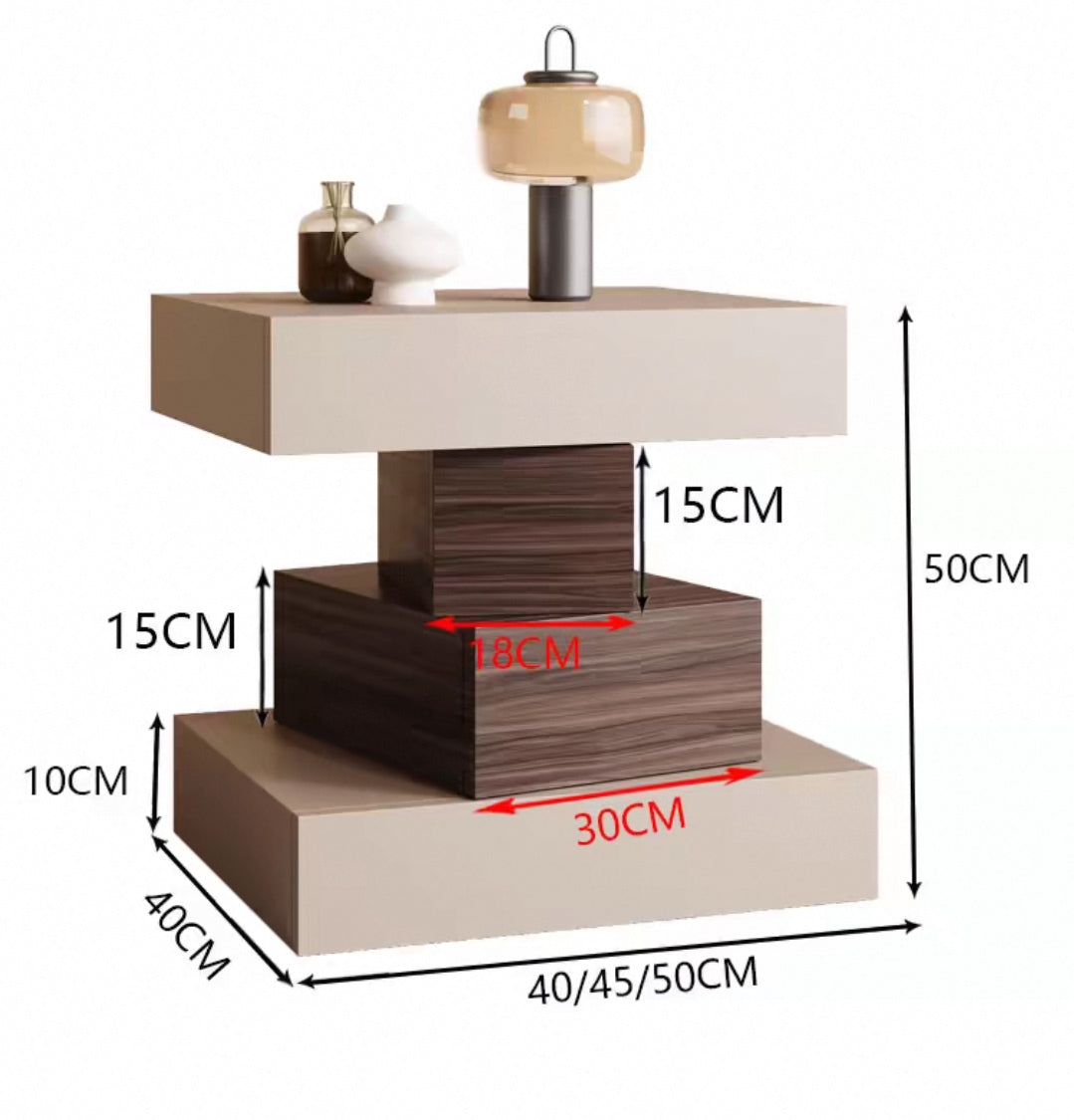 Artistic Bedside Table