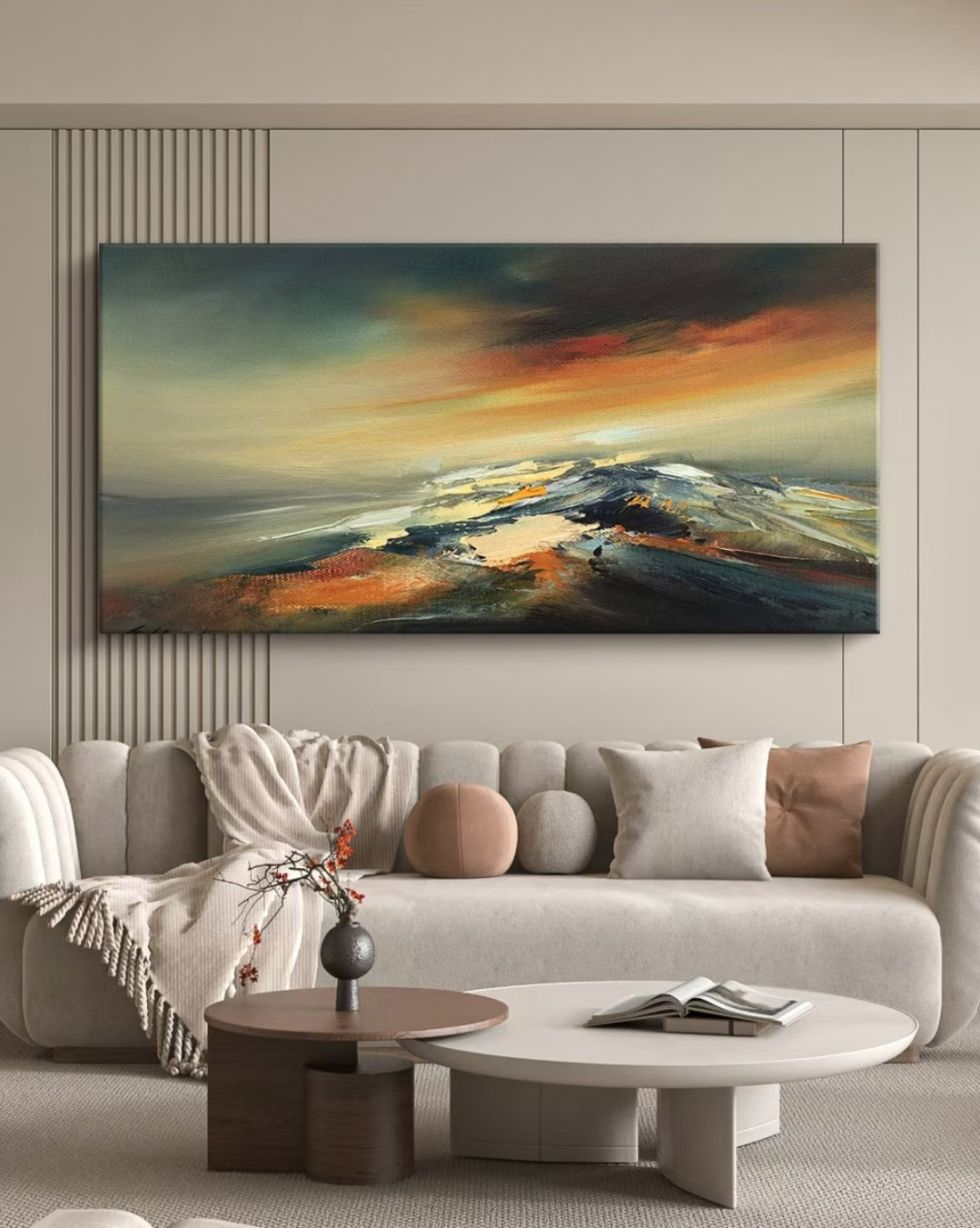 Elevation Abstract Oil Painting
