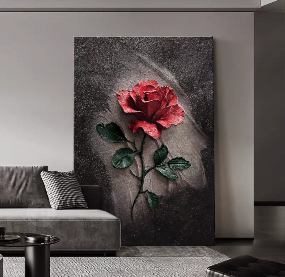 RosY Flower Sandstone Art