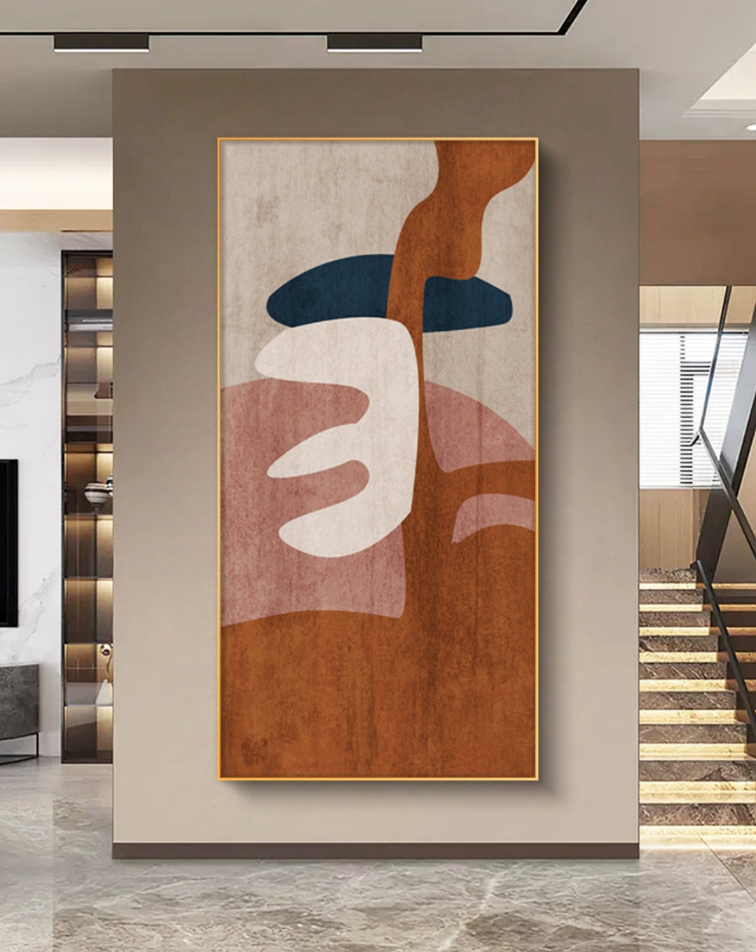 Onlookers Art | Oil Painting | Ember of Hope Abstract Oil Painting
