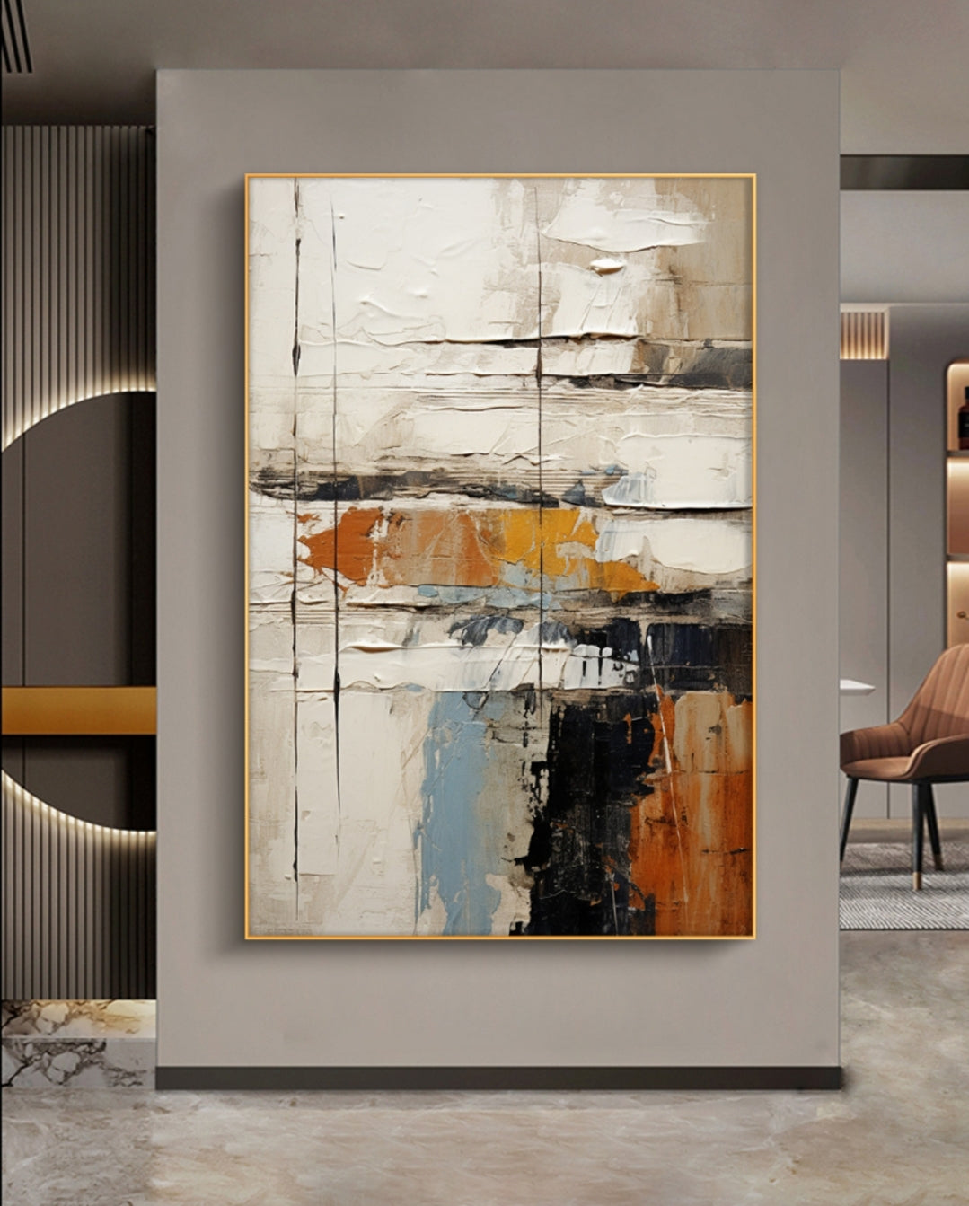 Halo Abstract Oil Painting