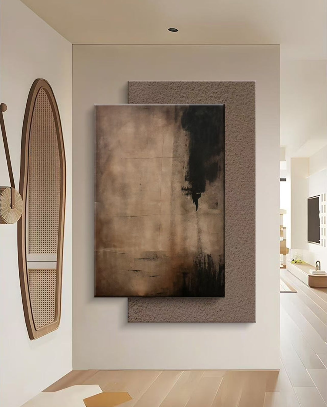 Onlookers Art | Oil Painting | Bdrip Abstract Oil Painting