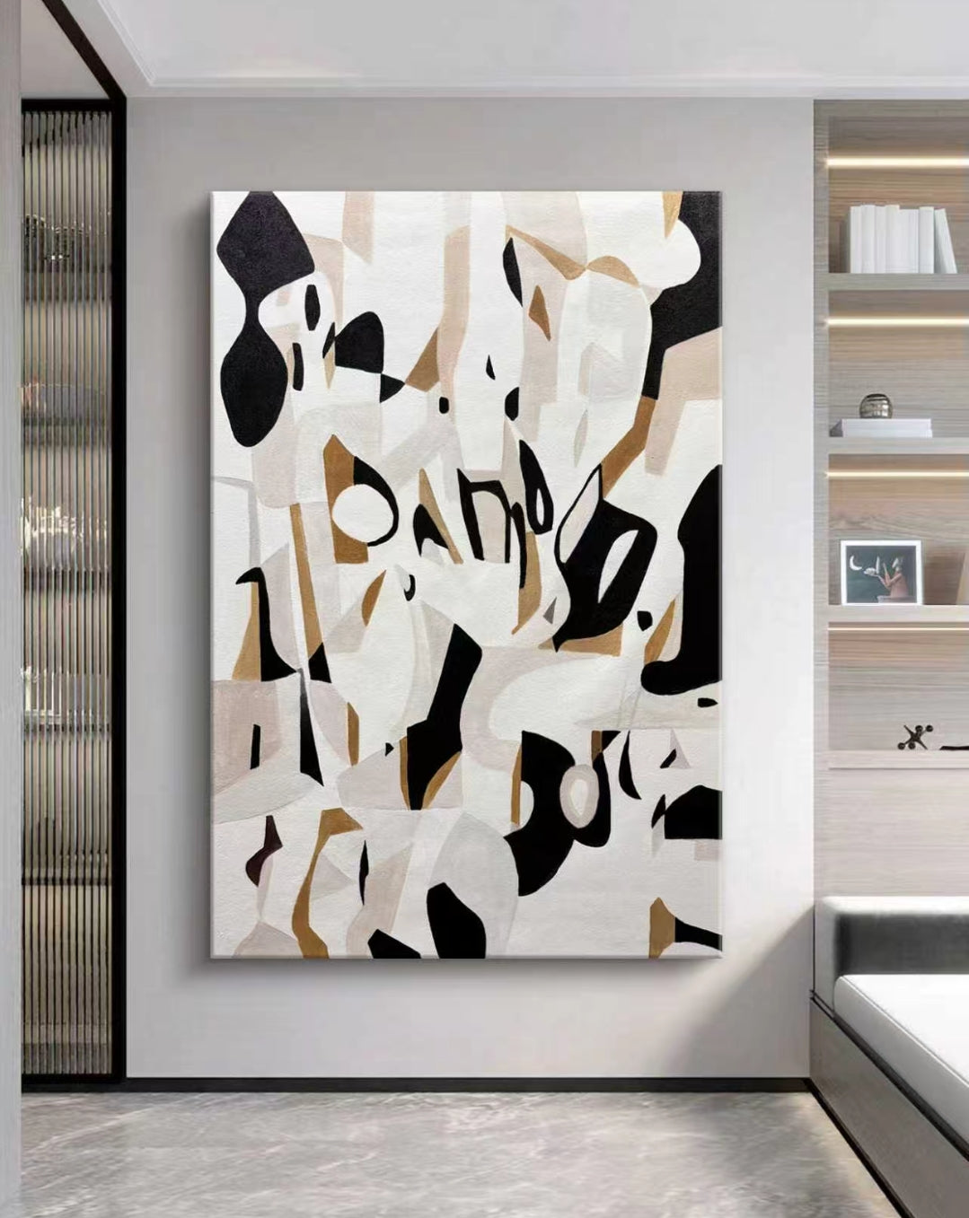 Rhythm Of Form Abstract Oil Painting