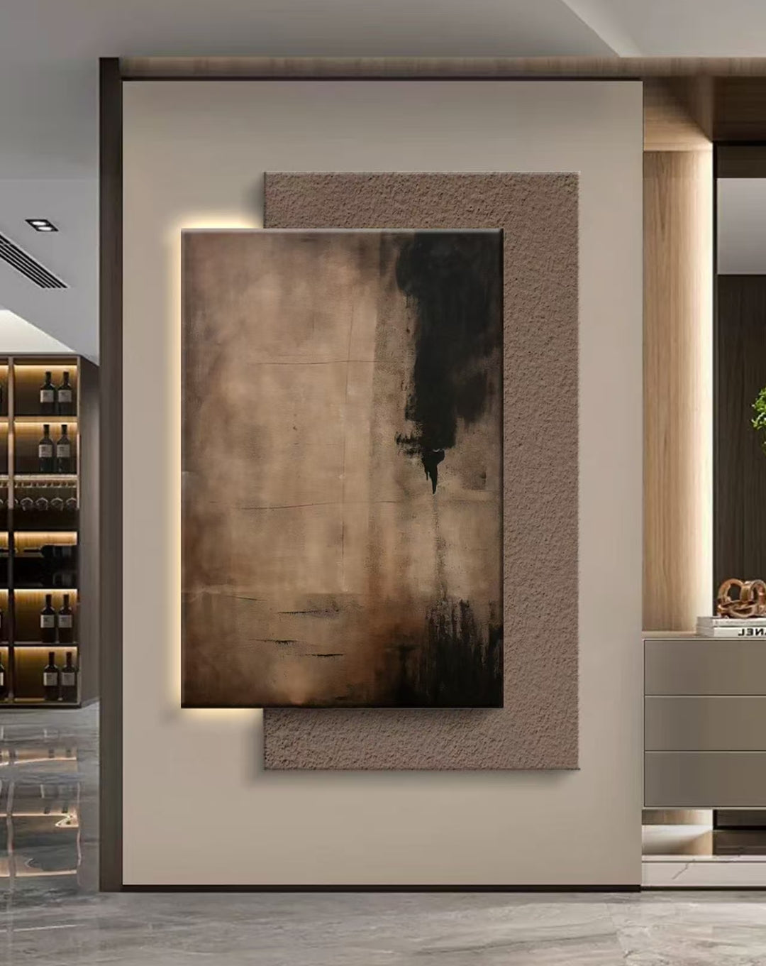 Onlookers Art | Oil Painting | Bdrip Abstract Oil Painting