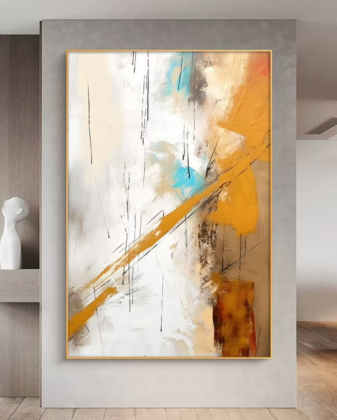 The Bright Side Abstract Oil Painting