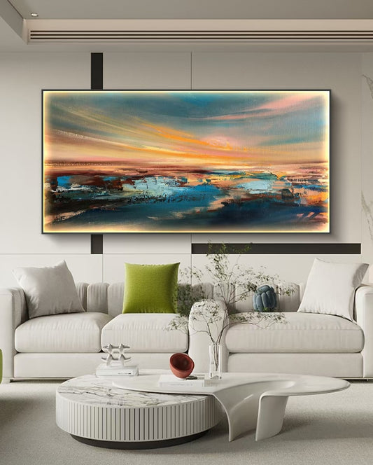 Onlookers Art | Oil Painting | Skyrun Abstract Oil Painting