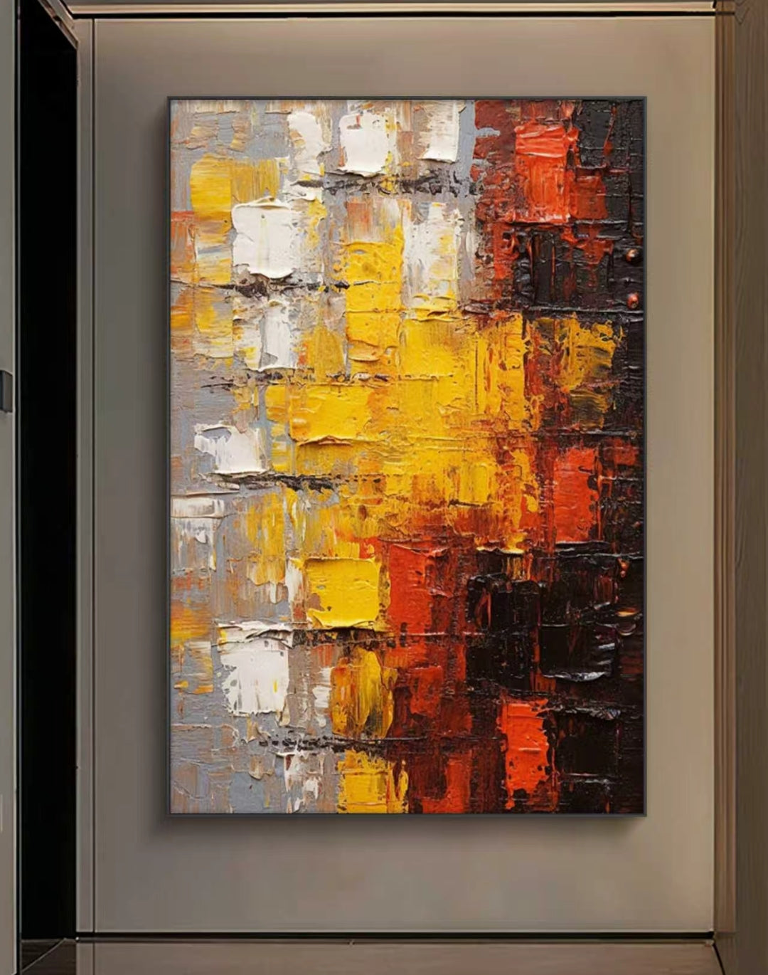 Eternal Glow Abstract Oil Painting