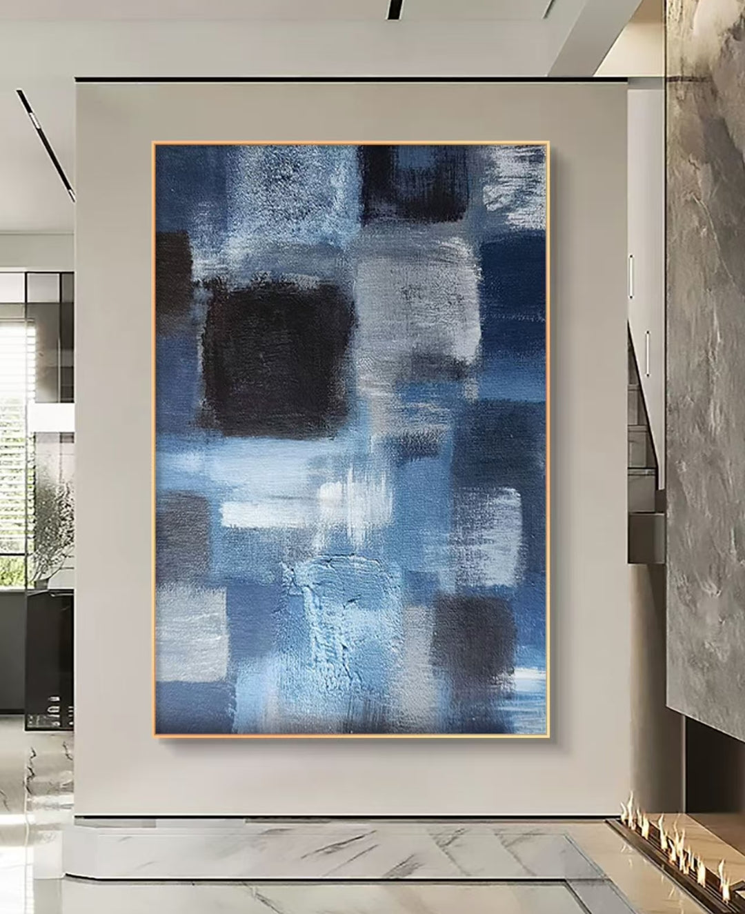 Onlookers Art | Oil Painting | NiLa Abstract Oil Painting
