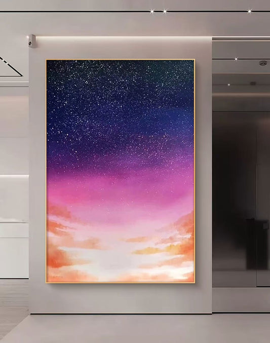 Onlookers Art | Oil Painting | Hikari Abstract Oil Painting