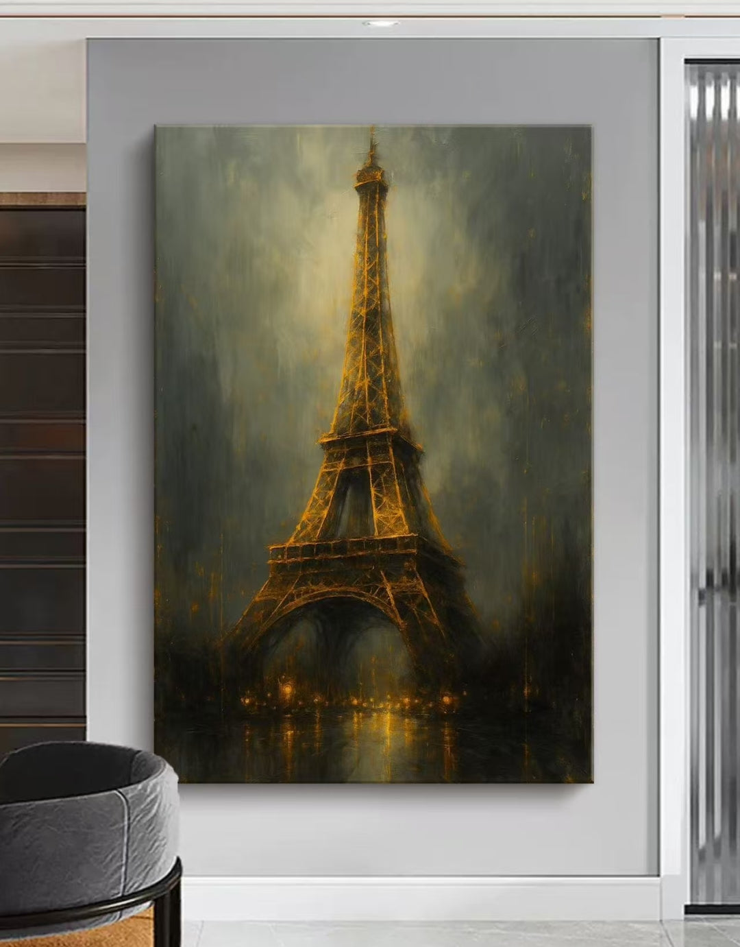 EiffelT Contemporary Art Oil Painting