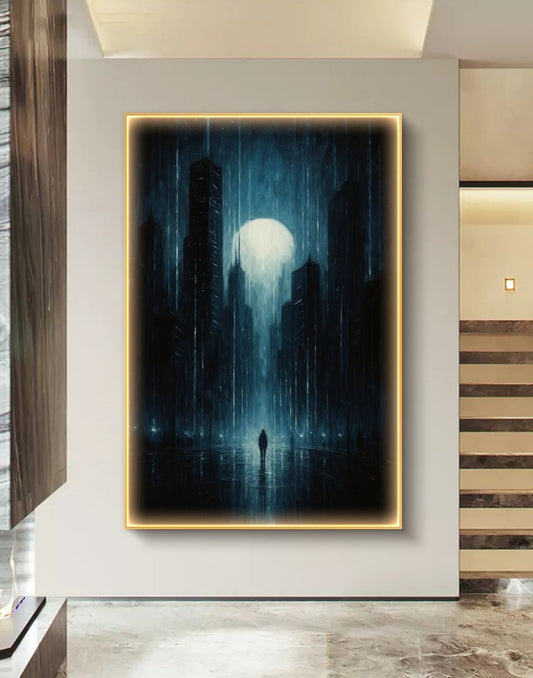 Onlookers Art | Oil Painting | MoonShine Contemporary Art Oil Painting