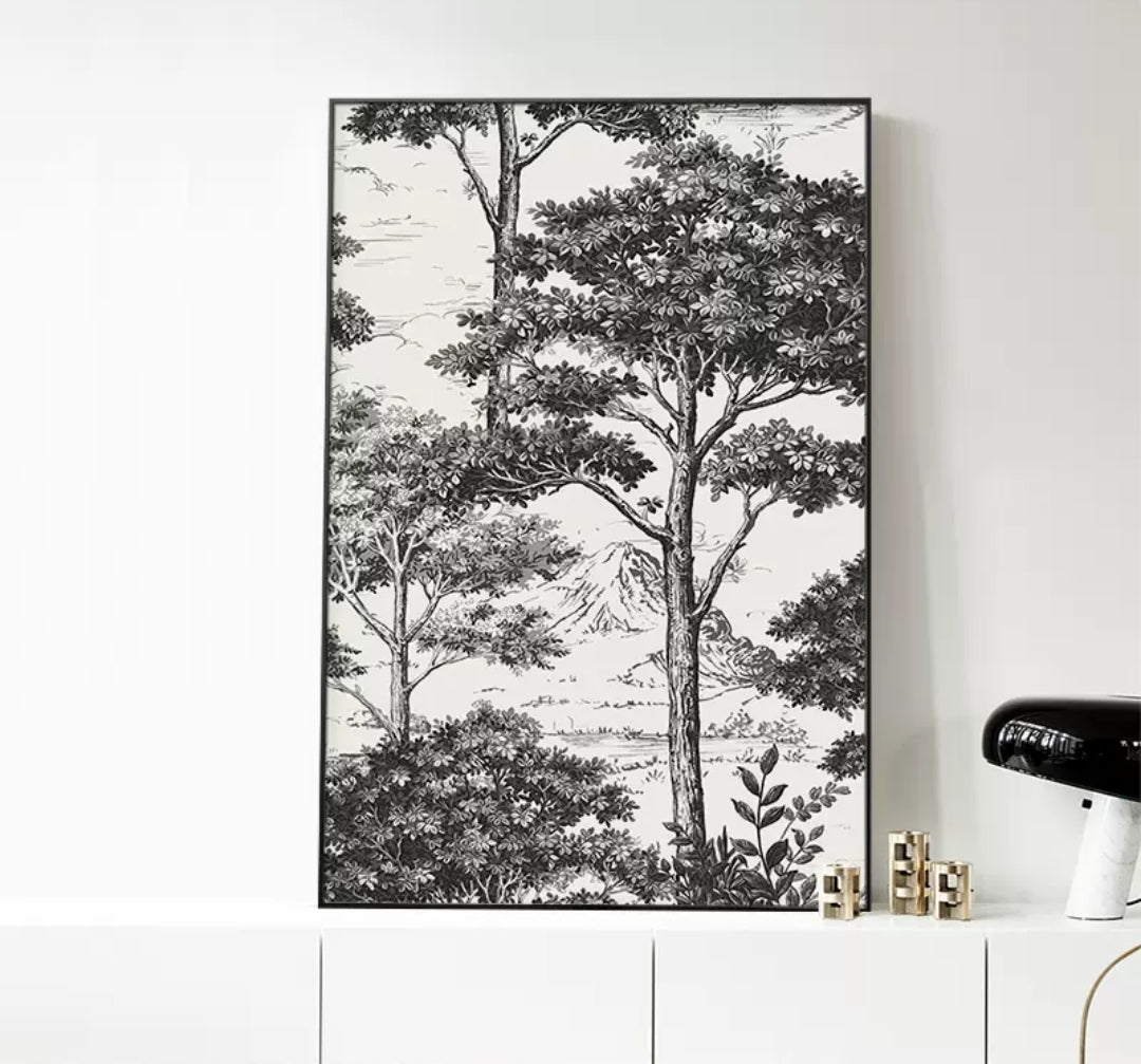 Onlookers Art | Art Painting | Tree Impress art painting