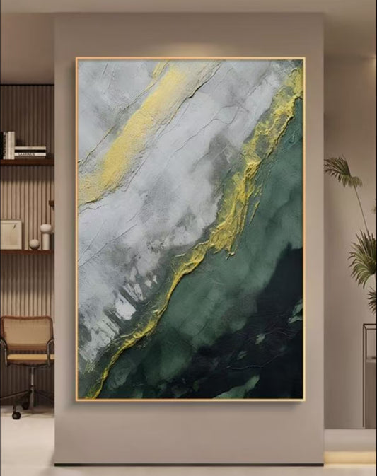 Onlookers Art | Oil Painting | Marblen Abstract Oil Painting