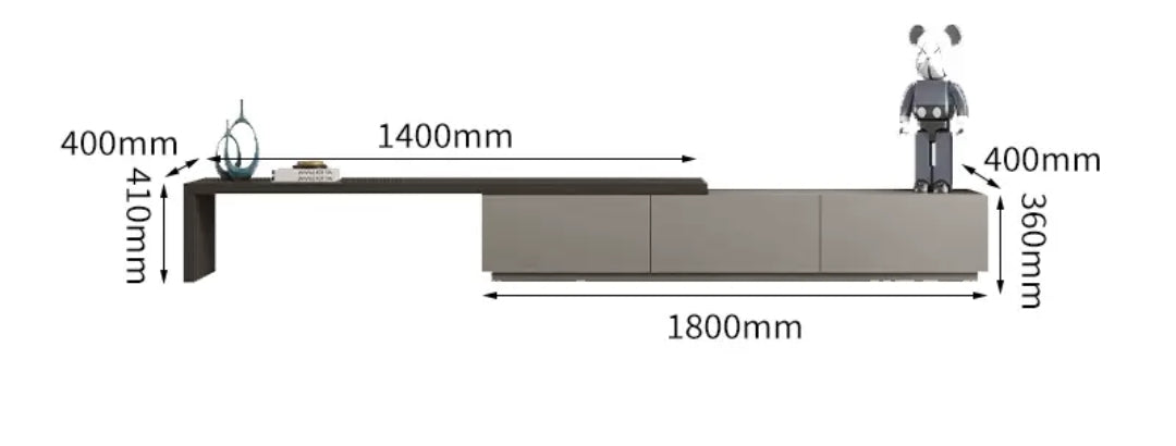 BaIvY Extendable TV Console