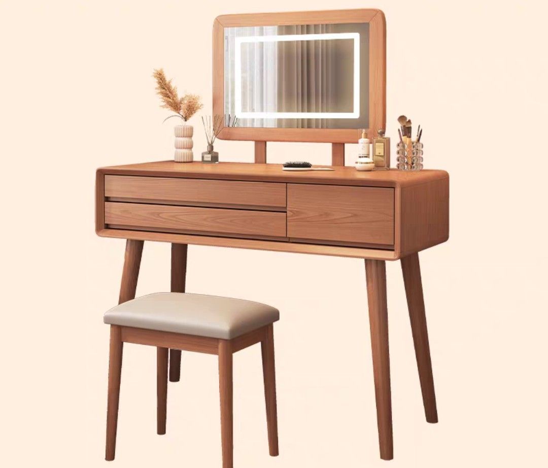 SanTa Solid Wood Vanity Dressing Table