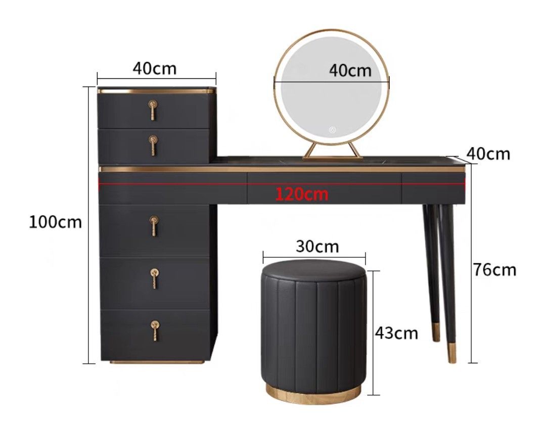 SaSa バニティ ドレッシングテーブル