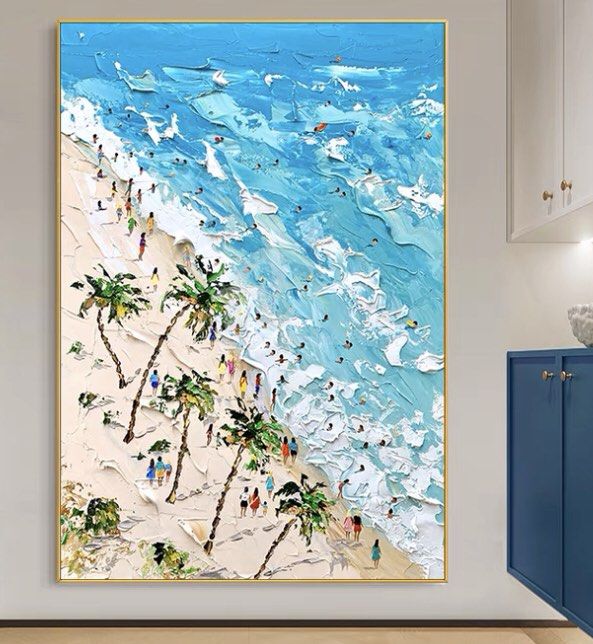 Onlookers Art | Oil Painting | SeA parAdisEa Oil painting