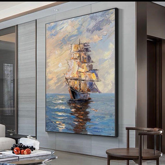 Onlookers Art | Oil Painting | seAShA Oil painting