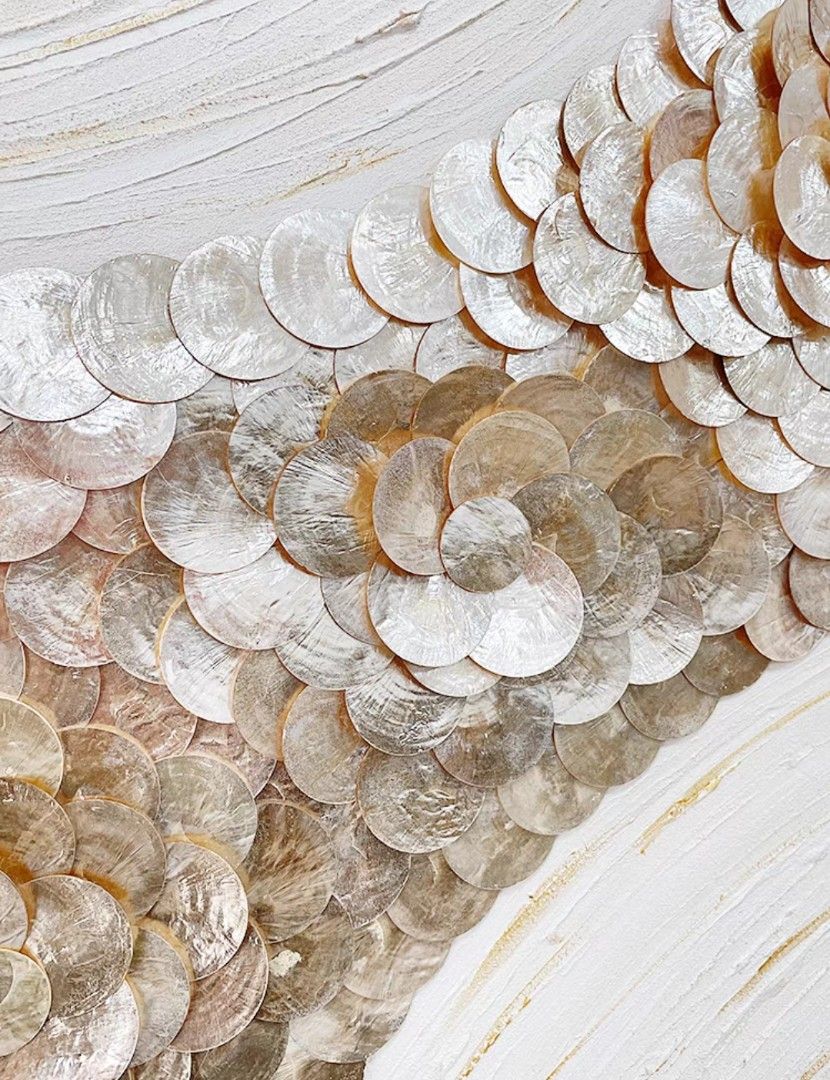 ShaNz Seashell Abstract Oil Painting